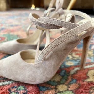 BRAND NEW! Fashion Nova Pumps with Ankle Straps